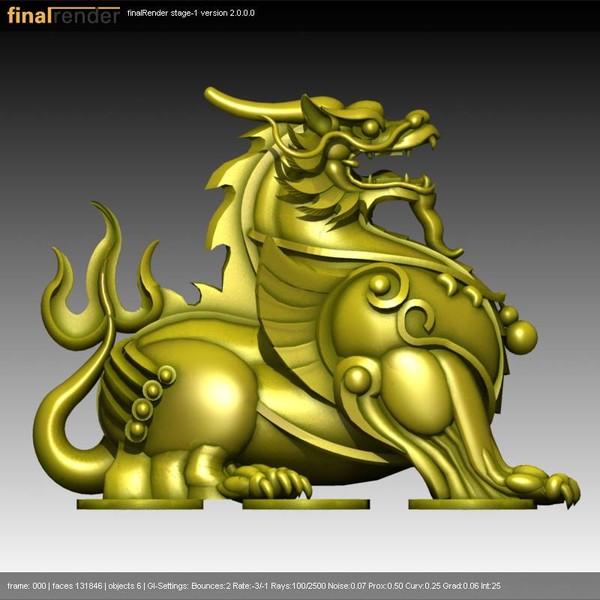 Chinese Supernatural beast-PiXiu 3D Models