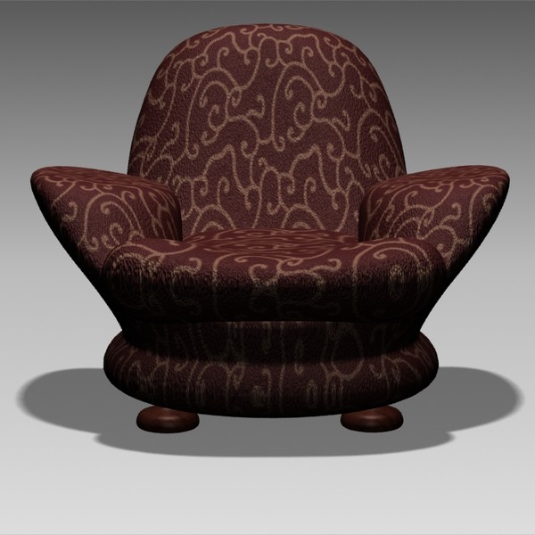 3d model of armchair modern - massive chair by masinac