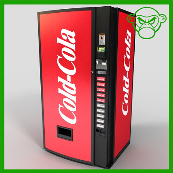 3d 3ds soda machine 1 - soda machine 1 by monkeyodoom