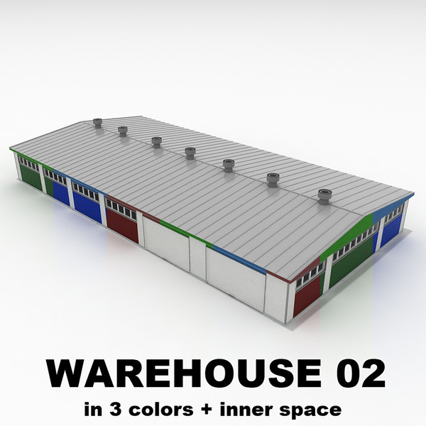 warehouse 02 3D Models
