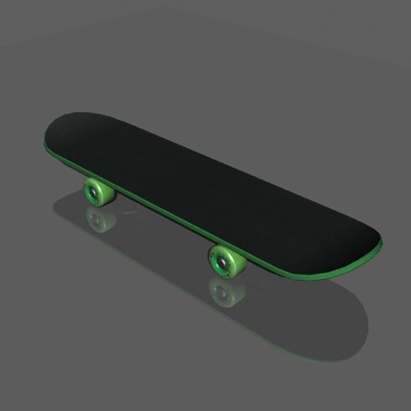 skateboard 3ds - Skateboard by mostlysquare