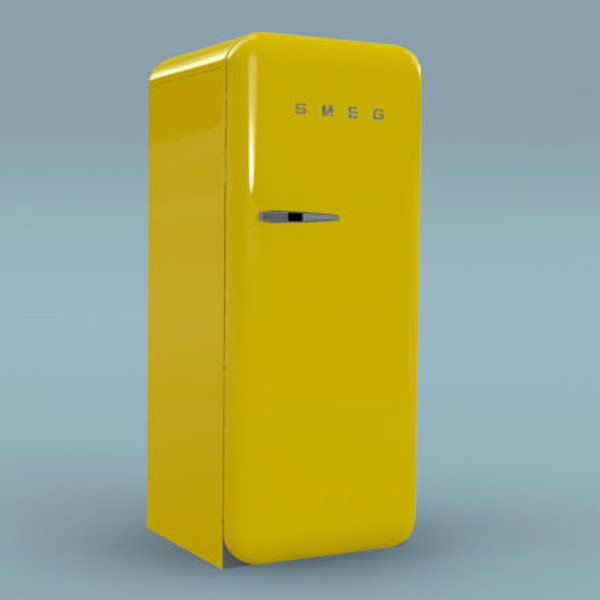 SMEG FAB28 Fridge Freezer 3D Models