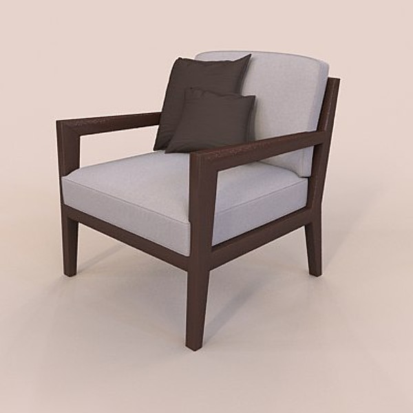 armchair camilla poliform 3d model - armchair camilla poliform carlo colombo by zelosh