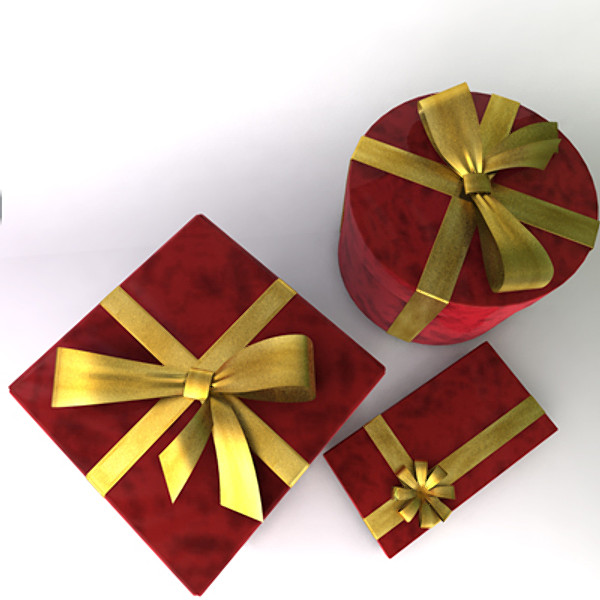 gift fbx/obj/3ds
