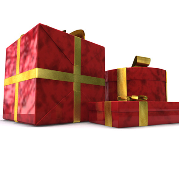 gift fbx/obj/3ds