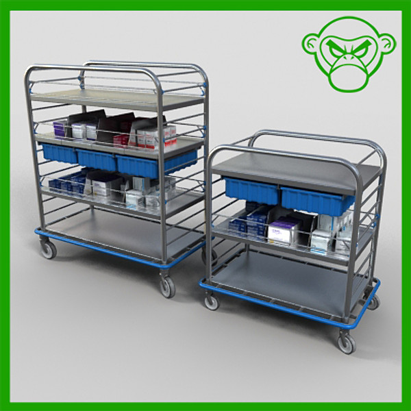 medical supply cart 2