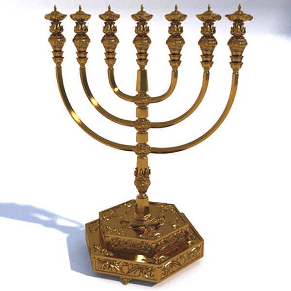 The Temple Menorah 3D Models