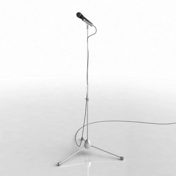 Stage Microphone 3D Models