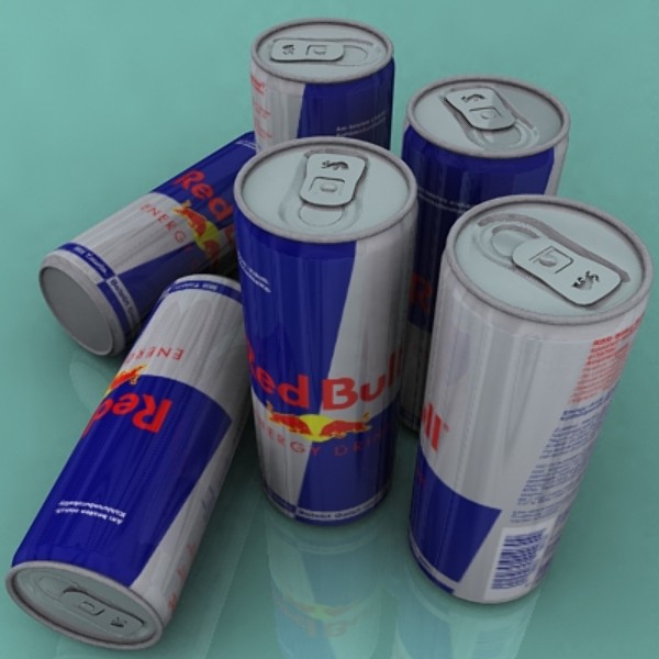 redbull red bull 3ds free - RedBull Can by Mihai Panait