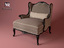armchair CHELINI 1009G Nero