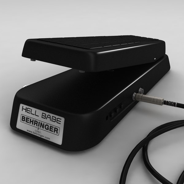 Wah Wah Hell Babe Pedal 3D Models