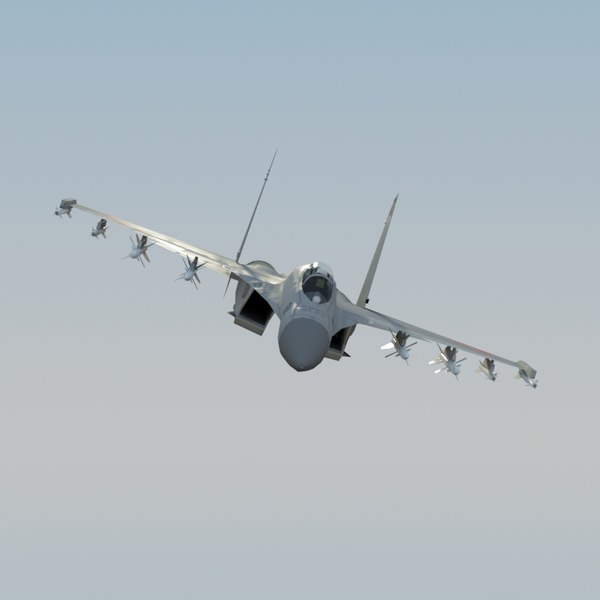 3d plaaf flanker fighter model - J11 Flanker 3DModel by ES3DStudios