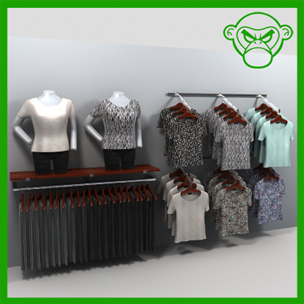 blouses wall 3D Models
