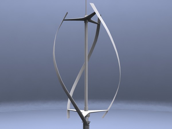 Vertical Wind Turbine Texture Maps