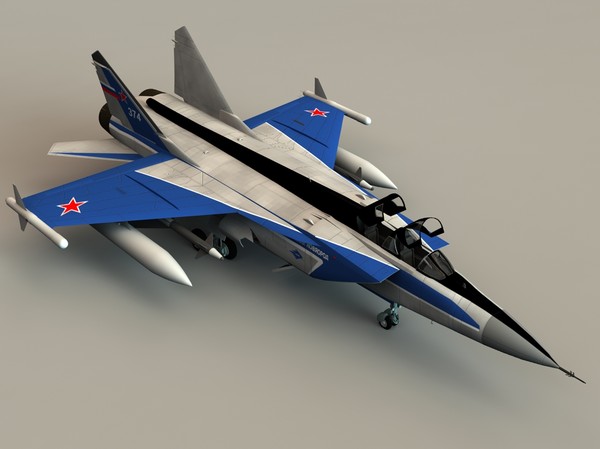 mig 31 3d model - Mig 31 by PerspectX