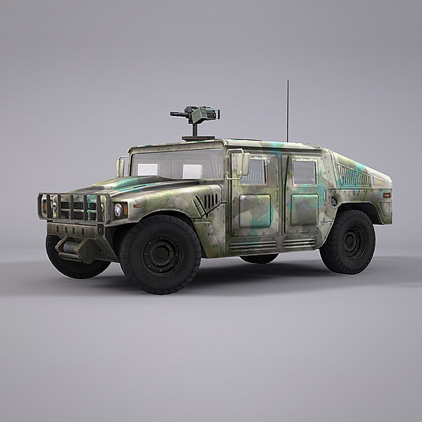 3dsmax hummer humvee jeep - Humvee by NesAn Studio