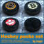 Hockey pucks collection
