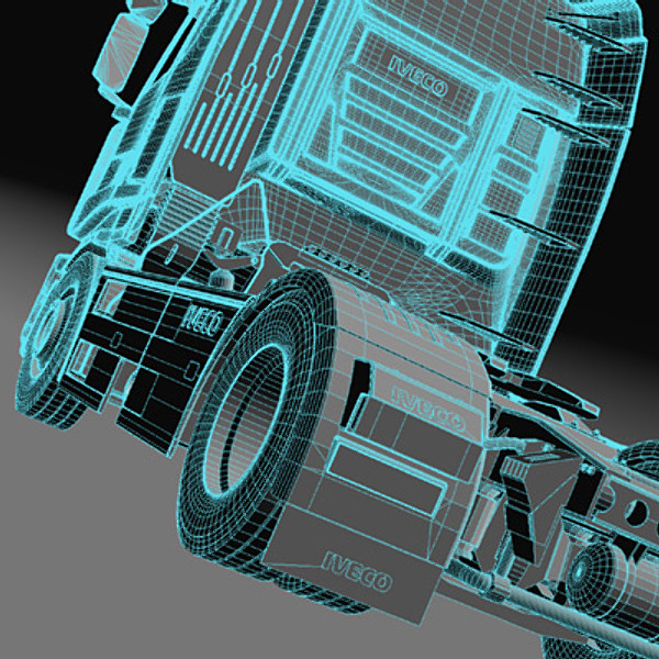 3d model new iveco stralis - New IVECO Stralis by ArqArt3D