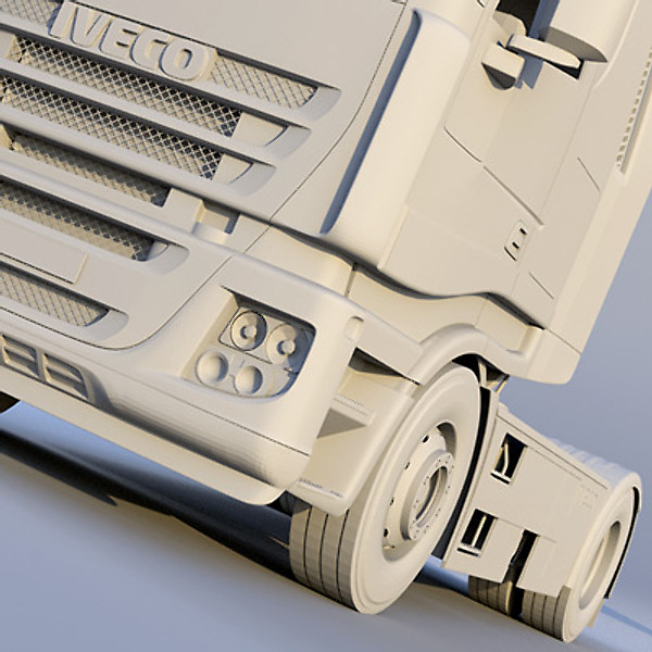 3d model new iveco stralis - New IVECO Stralis by ArqArt3D