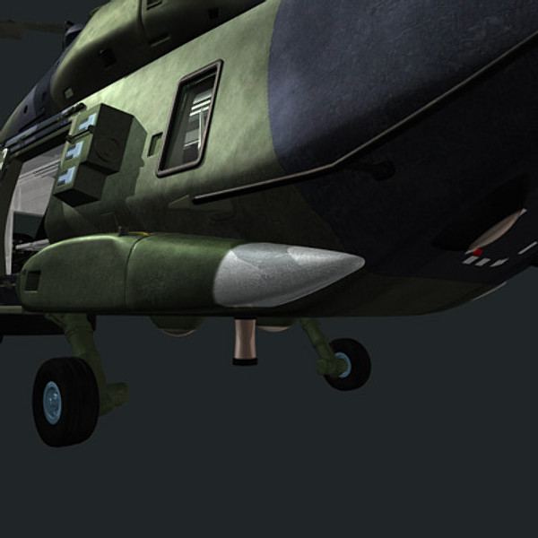 european helicopter nh90 3d model - NH90 helicopter (GER) by earth art