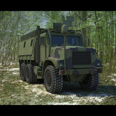 mk 23 mtvr army 3d 3ds - MK 23 MTVR US Army by PerspectX