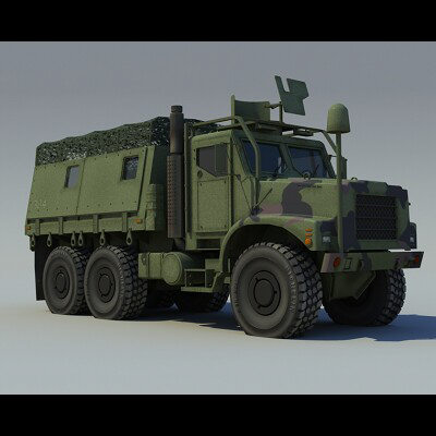 mk 23 mtvr army 3d 3ds - MK 23 MTVR US Army by PerspectX