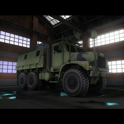 mk 23 mtvr army 3d 3ds - MK 23 MTVR US Army by PerspectX