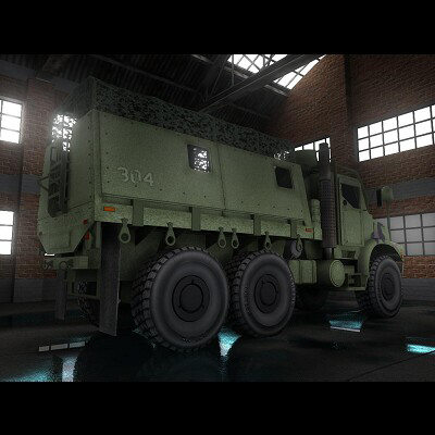 mk 23 mtvr army 3d 3ds - MK 23 MTVR US Army by PerspectX