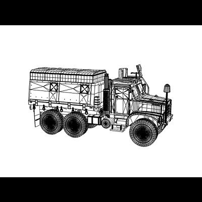 mk 23 mtvr army 3d 3ds - MK 23 MTVR US Army by PerspectX