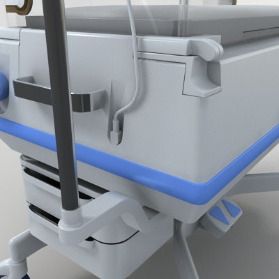 3d infant incubator model - infant incubator by monkeyodoom
