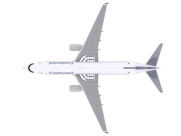 3d aircraft continental model - 737-800 - Continental.max by foxxhound
