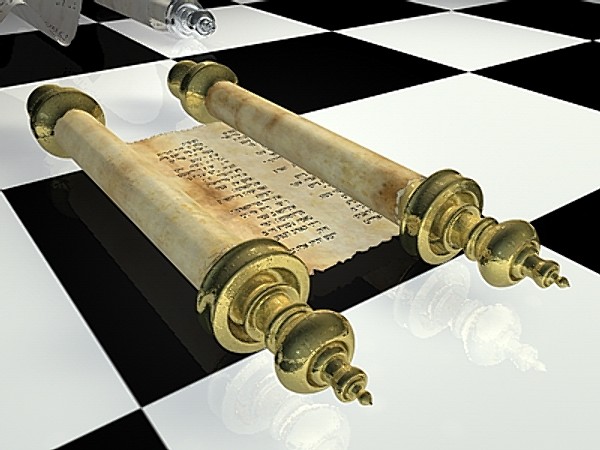 3ds max jewish torah 2 - Torah (Papyrus Scroll 2) by Whong
