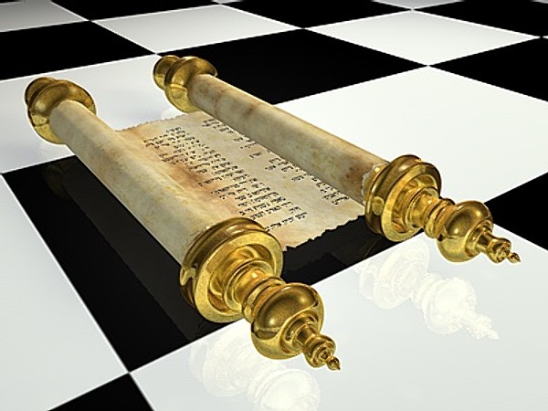 3ds max jewish torah 2 - Torah (Papyrus Scroll 2) by Whong