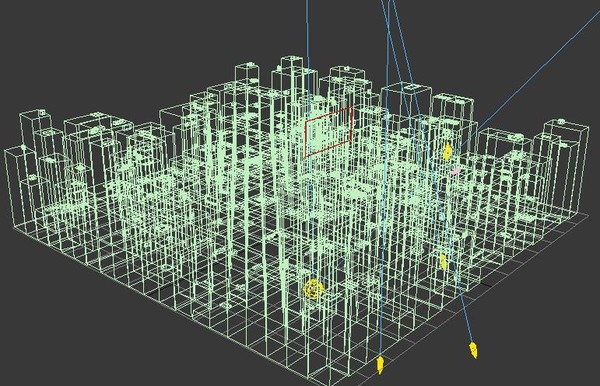 3d obj night city - Night City by Interu2x