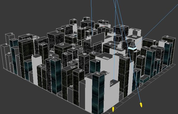 3d obj night city - Night City by Interu2x