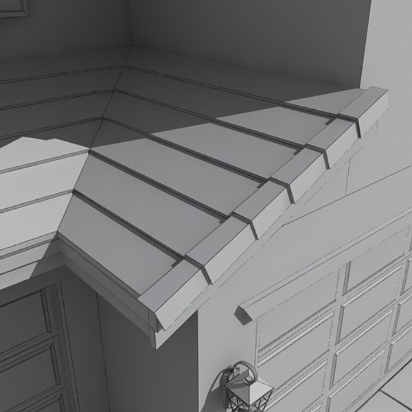 3d house model - house 18 by monkeyodoom