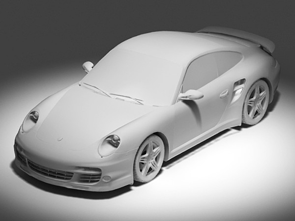 3d 911 turbo model - Porsche 911 turbo STD mat by fabelar