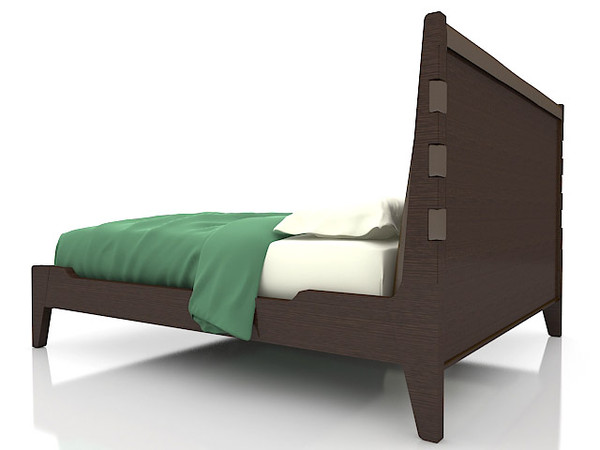 bed antonio citterio 3d max - Talamo 4 by Maxalto