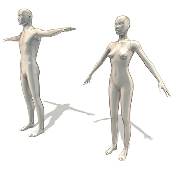 man 3d c4d - mannequins by 3DBS