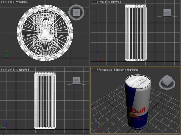 redbull red bull 3ds free - RedBull Can by Mihai Panait