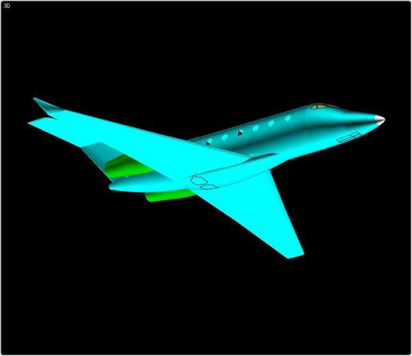 hawker 900xp business aircraft 3d model - Hawker 900XP Business Aircraft Assembly Model by RodgerSaintJohn