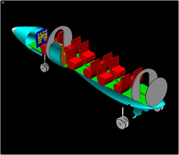hawker 900xp business aircraft 3d model - Hawker 900XP Business Aircraft Assembly Model by RodgerSaintJohn