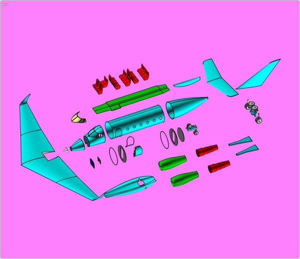 hawker 900xp business aircraft 3d model - Hawker 900XP Business Aircraft Assembly Model by RodgerSaintJohn