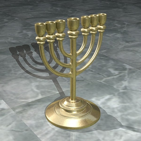 Golden Lampstand (Menorah) - Basic