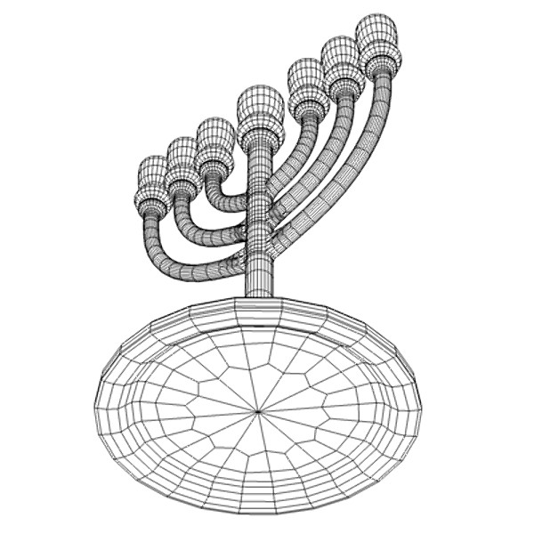 Golden Lampstand (Menorah) - Basic