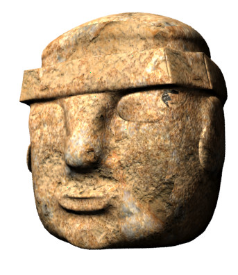 Olmeca Stone Head