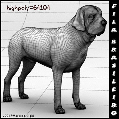 extensive dog 2 fbx - 12 Dogs Collection (2) by Massimo Righi