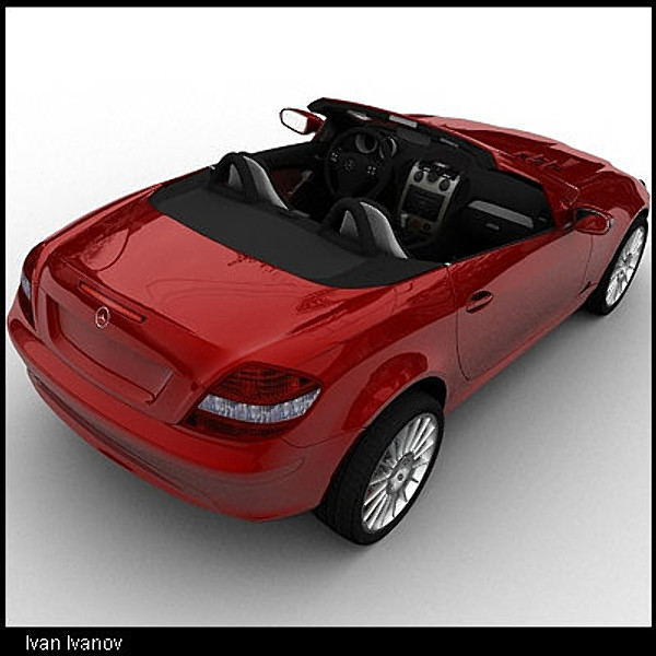 mercedes slk 2004 s 3d model - Mercedes SLK 2004 by vankata