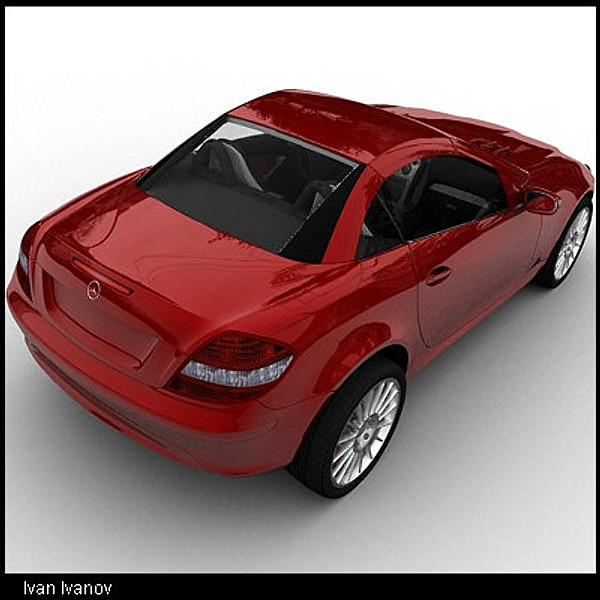 mercedes slk 2004 s 3d model - Mercedes SLK 2004 by vankata