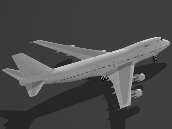 B 747-200 airplane